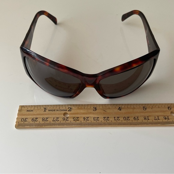 VERSACE  Y2K sunglasses wrapped around brown